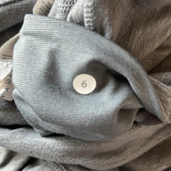 Retro Lululemon Wunder Under Grey 23” Cropped Leggings Soft Brushed Low Rise 6 - Picture 9 of 11